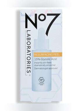 No7 Laboratories Resurfacing Peel 15% Glycolic Acid New in Box